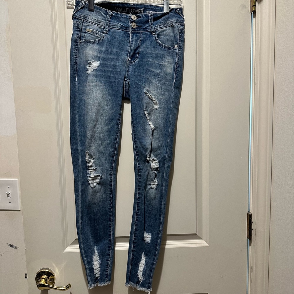 Ripped jeggings